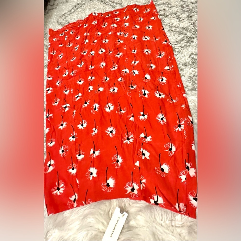 Maeve The Lille Side Slit Midi Skirt NWT Size 6 - Picture 6 of 15